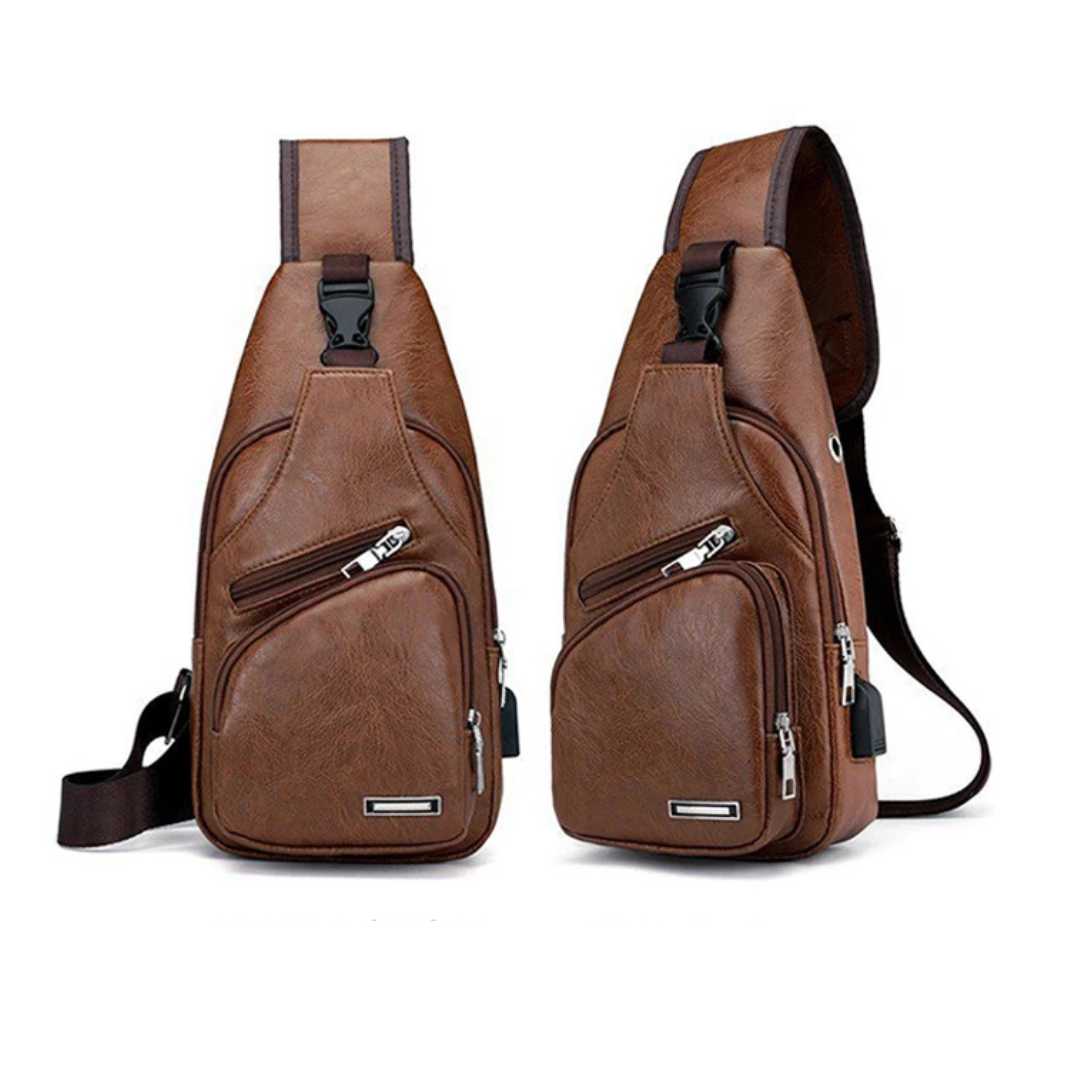 Bolsa Masculina de Ombro Pittman - Lyon Acessórios