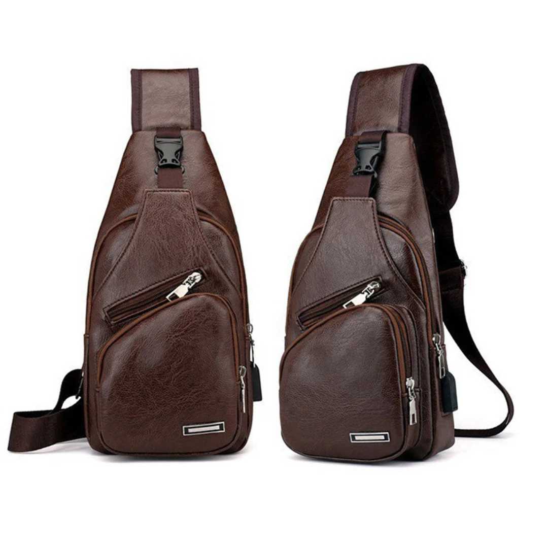 Bolsa Masculina de Ombro Pittman - Lyon Acessórios