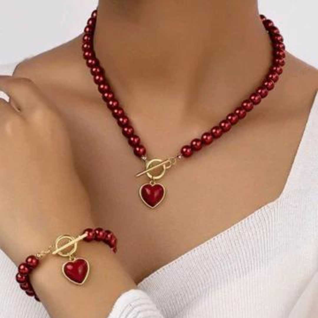 Colar e Pulseira Feminina Amor Infinito - Lyon Acessórios