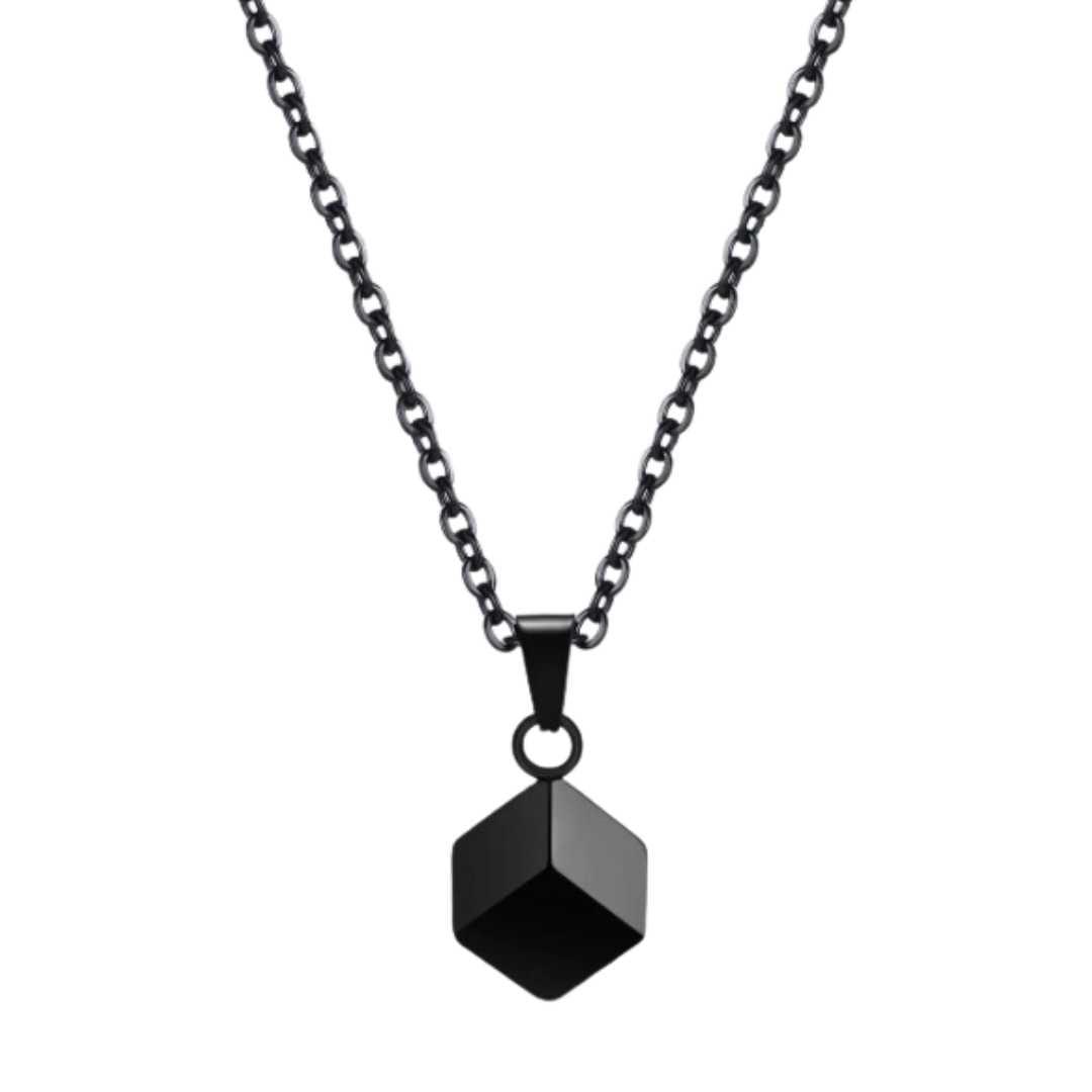 Colar Masculino Cubic - Preto