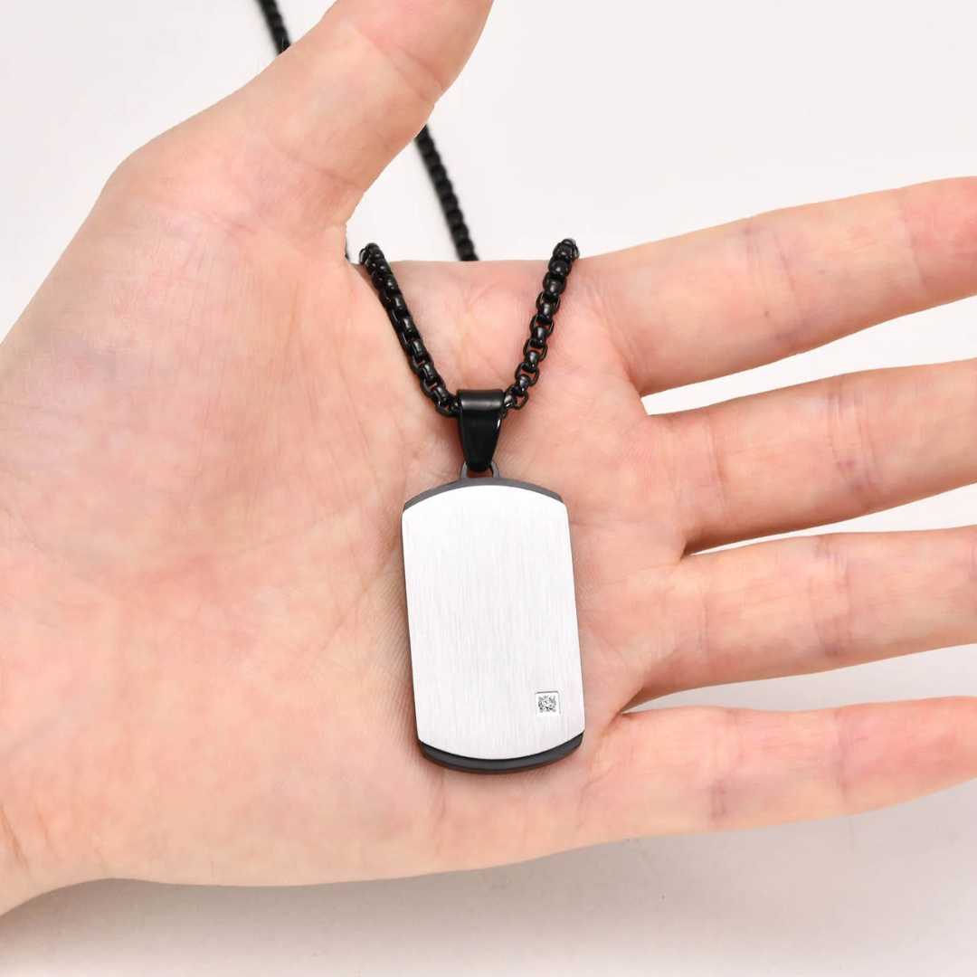 Colar Masculino Dog Tag Elite - Lyon Acessórios