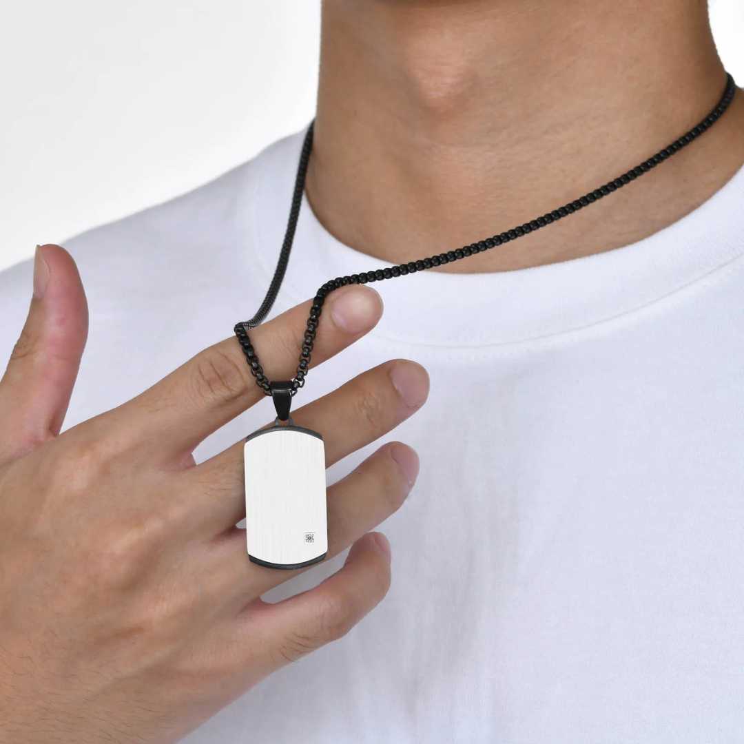 Colar Masculino Dog Tag Elite - Lyon Acessórios