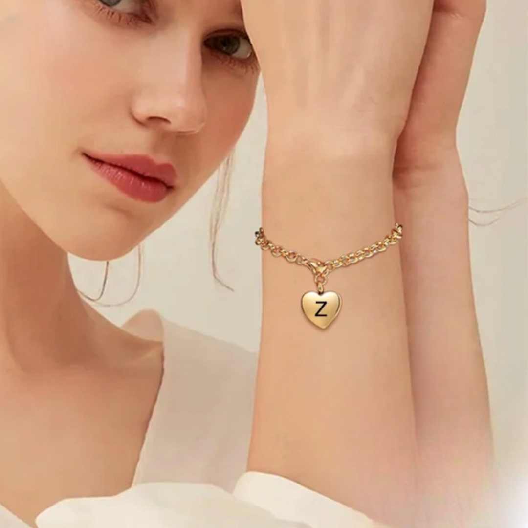 Pulseira Feminina Coração Personalizado - Lyon Acessórios