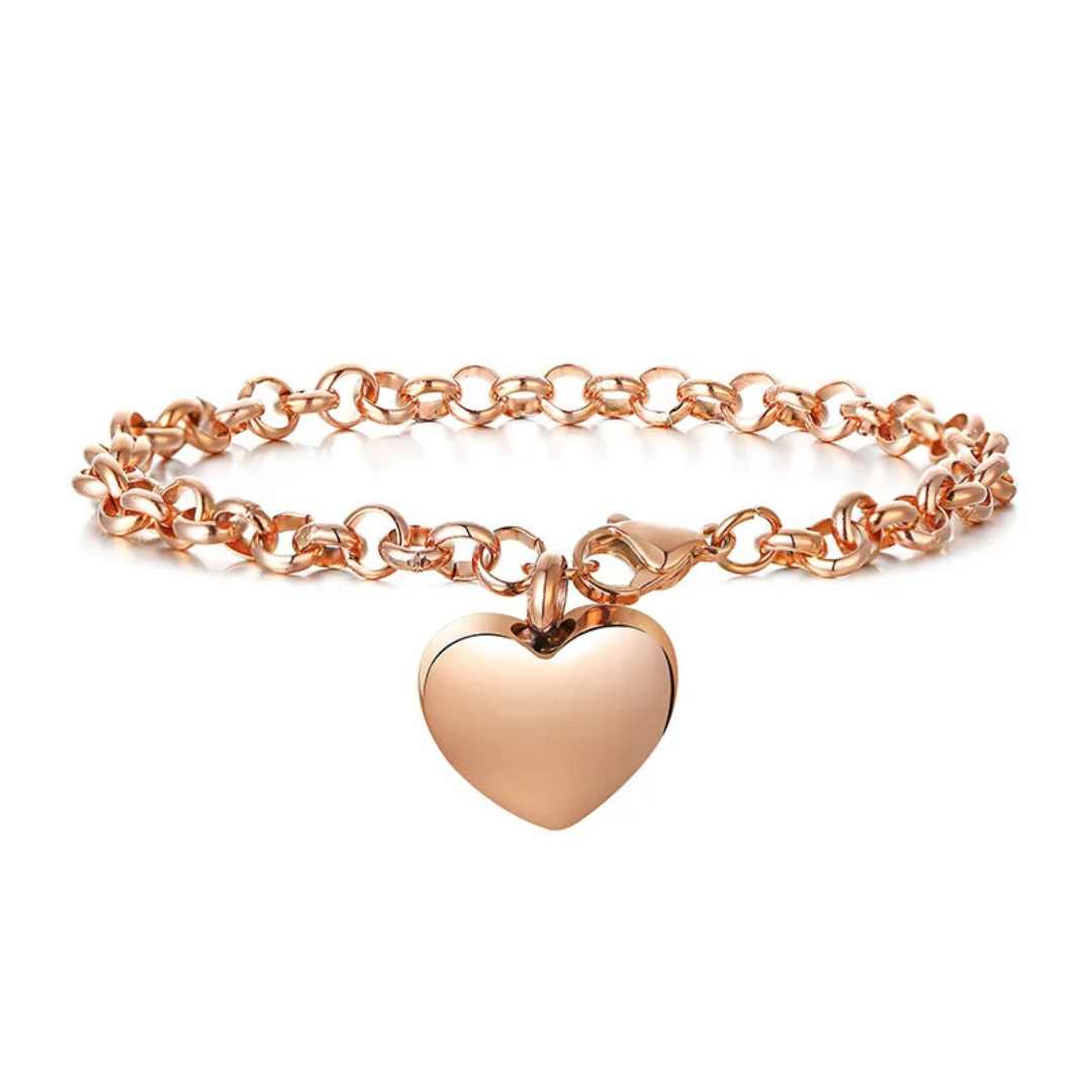 Pulseira Feminina Coração Personalizado - Lyon Acessórios