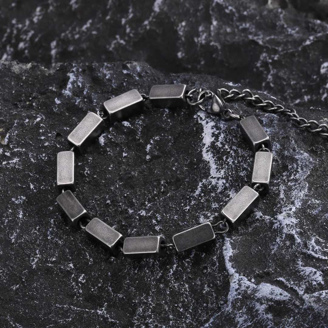 Pulseira Masculina Block - Lyon Acessórios