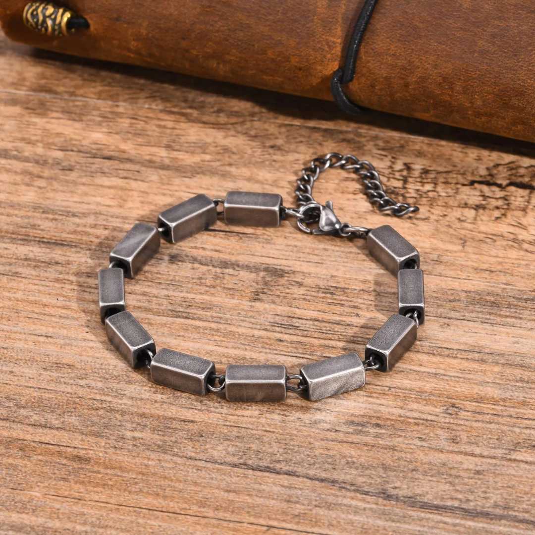 Pulseira Masculina Block - Lyon Acessórios