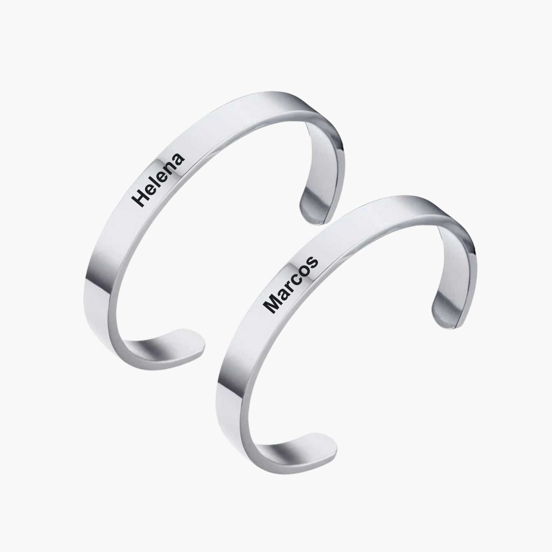 Pulseira Masculina Classic Personalizada - 8 mm