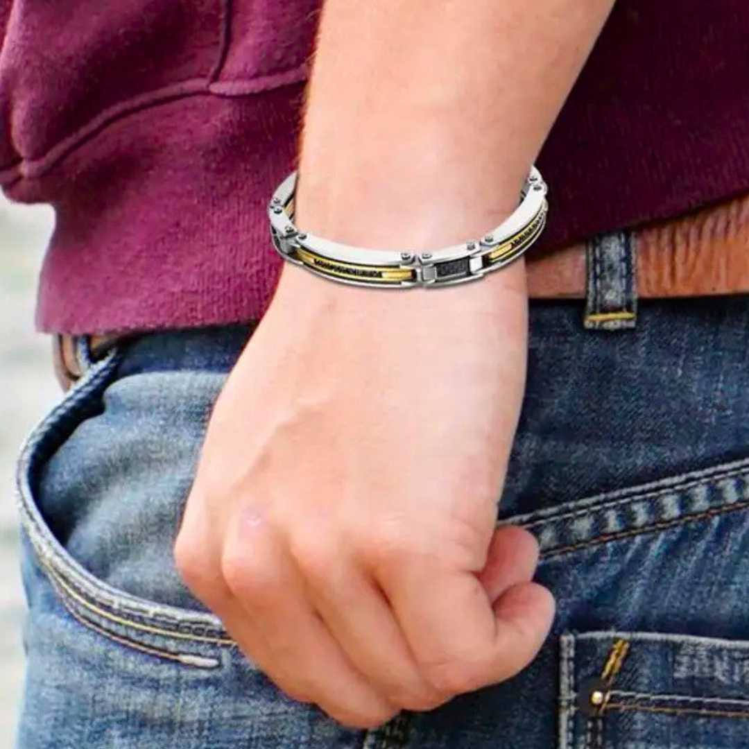 Pulseira Masculina Damasco - Lyon Acessórios