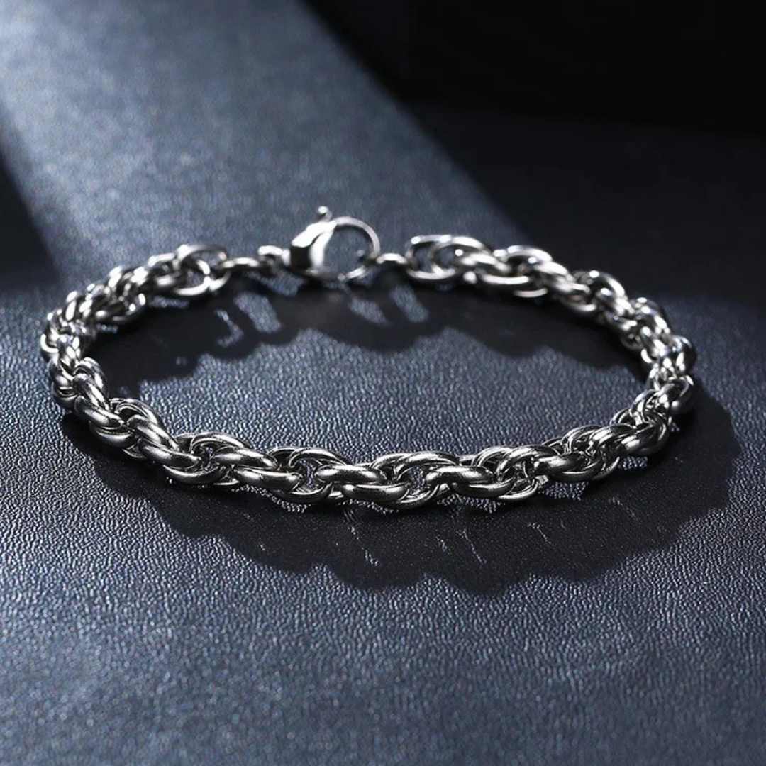 Pulseira Masculina Elos - Lyon Acessórios