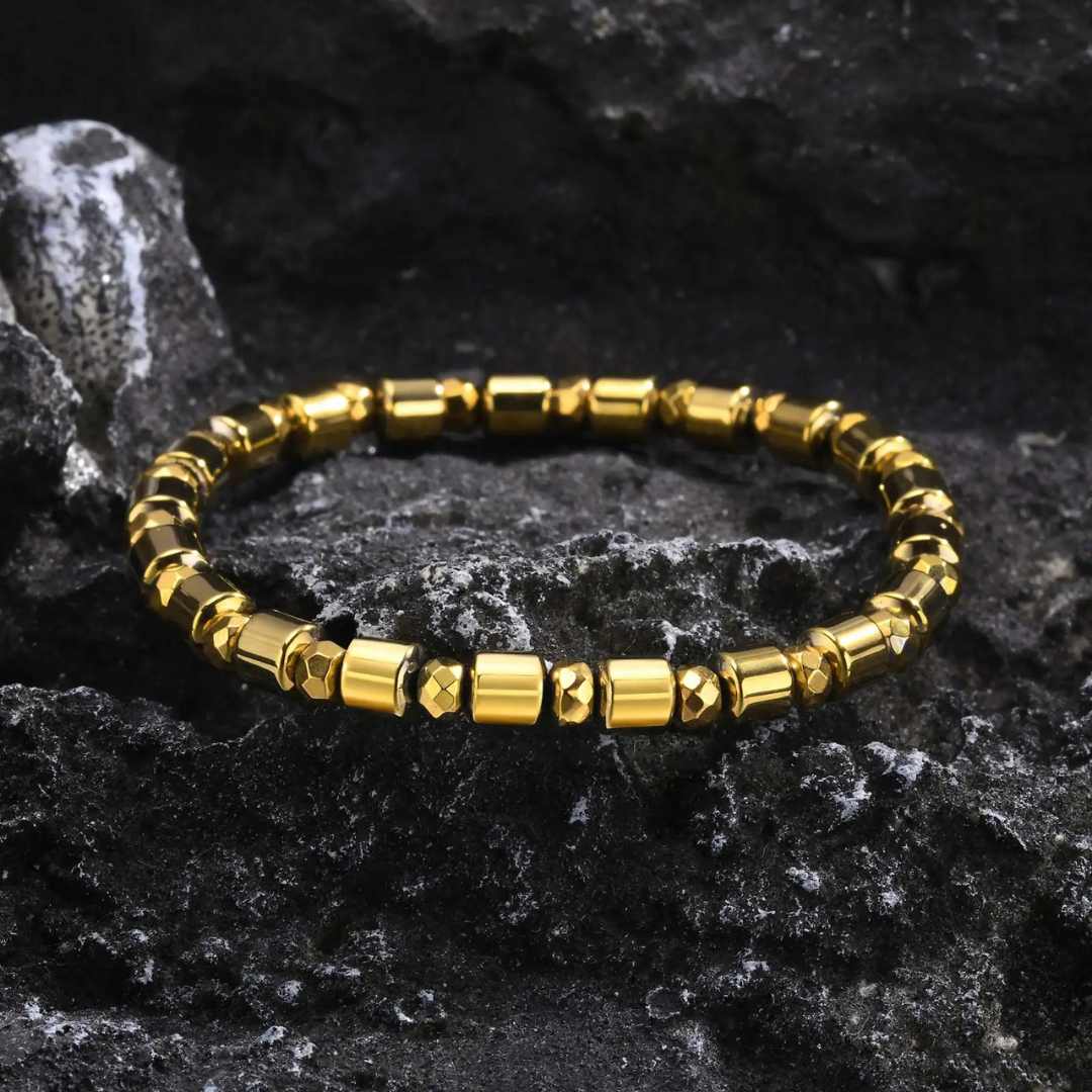 Pulseira Masculina Facetada - Lyon Acessórios