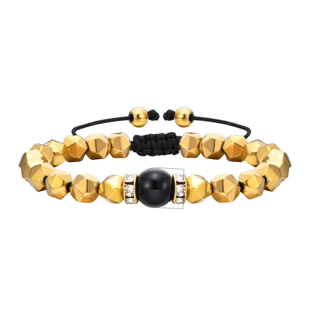 Pulseira Masculina Facetada - Lyon Acessórios