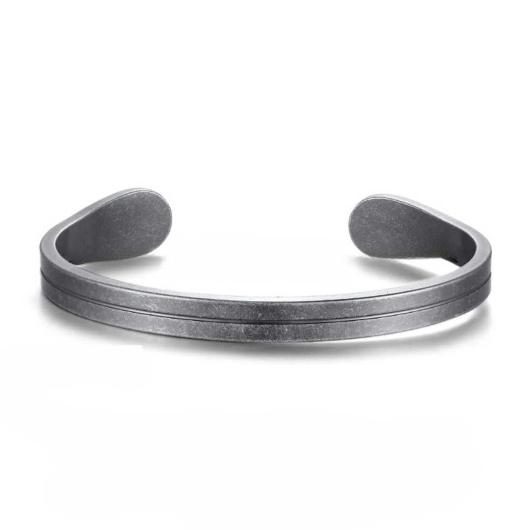 Pulseira Masculina Maverick - Prata Vintage