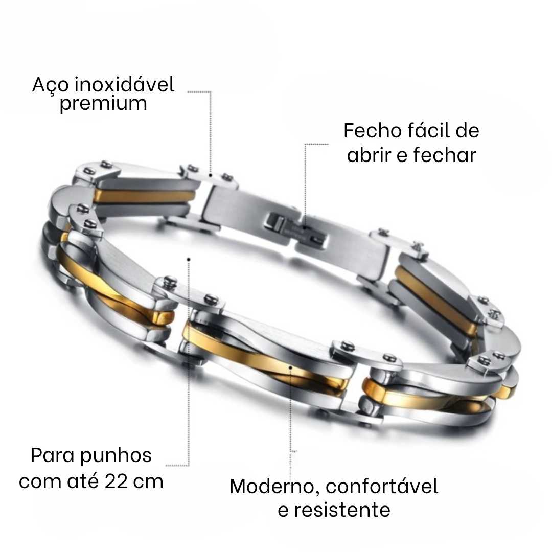 Pulseira Masculina Petra - Lyon Acessórios