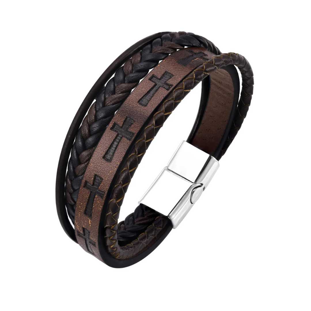 Pulseira Masculina Proteção Divina - Lyon Acessórios