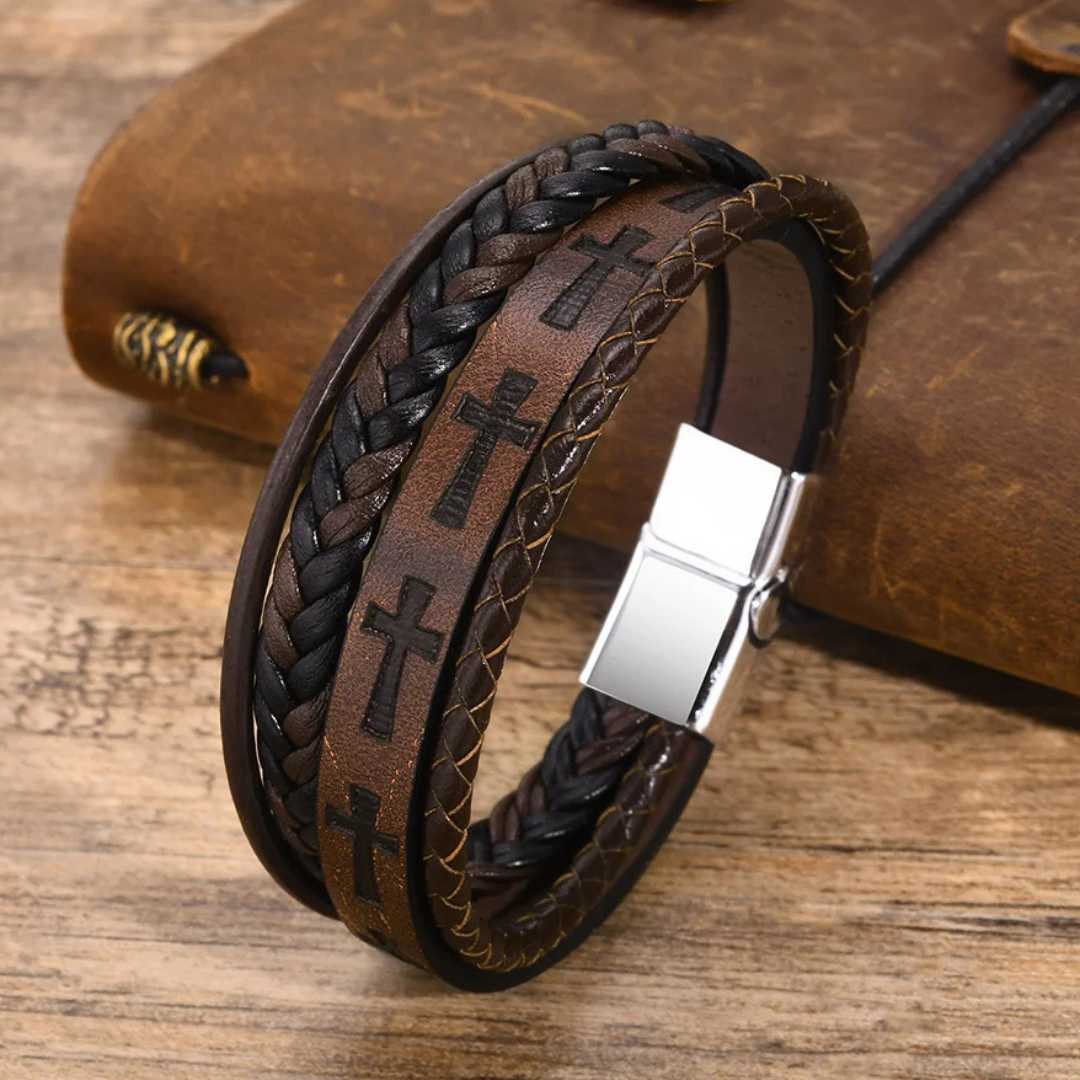 Pulseira Masculina Proteção Divina - Lyon Acessórios