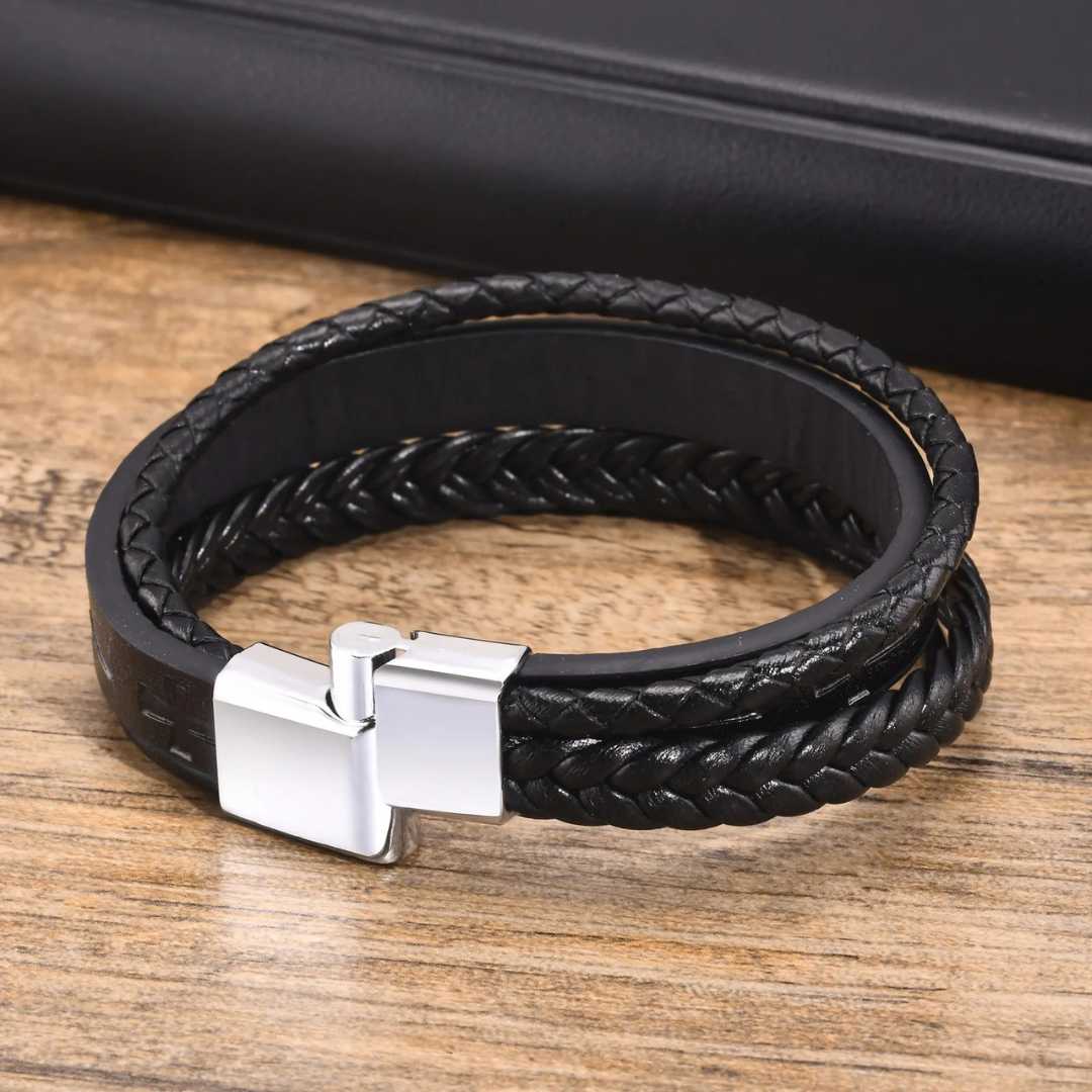 Pulseira Masculina Proteção Divina - Lyon Acessórios