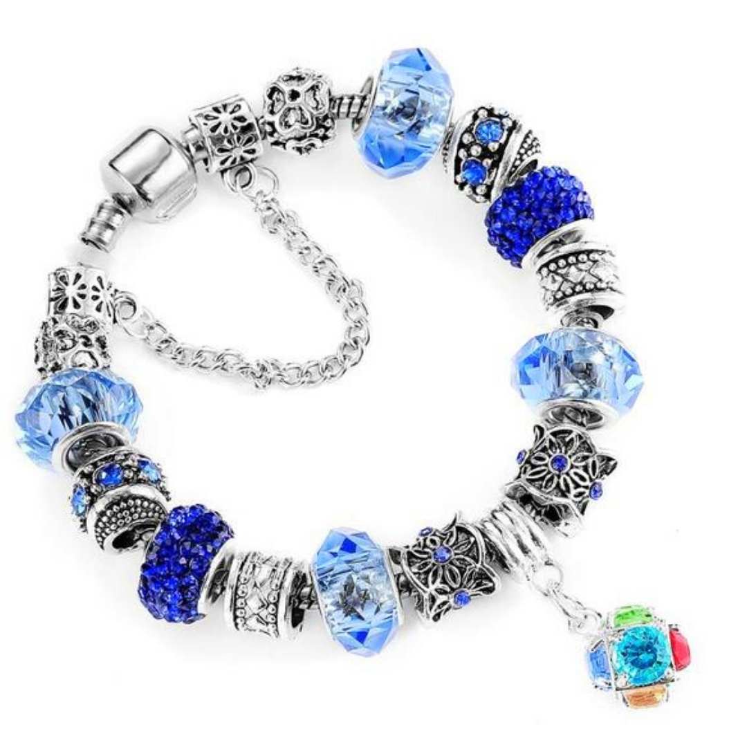 Pulseira Com Berloque Stones Com Trava