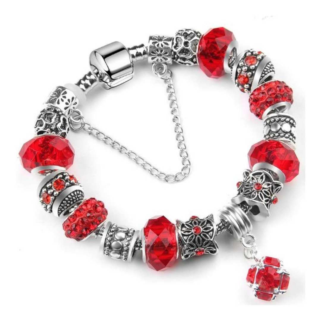 Pulseira Com Berloque Stones Com Trava