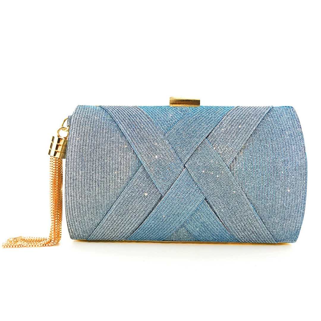 Bolsa de Festa Clutch Gabriela Azul Flash