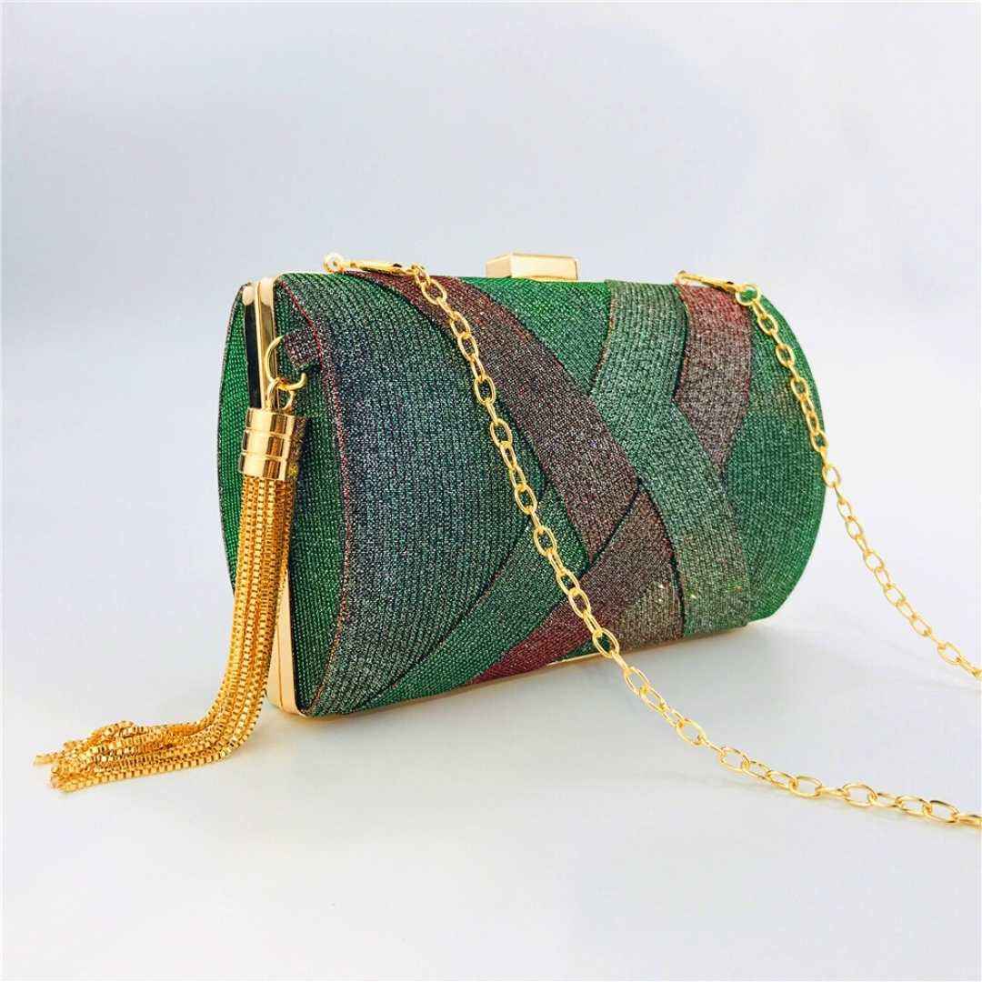 Bolsa de Festa Clutch Gabriela Verde Flash