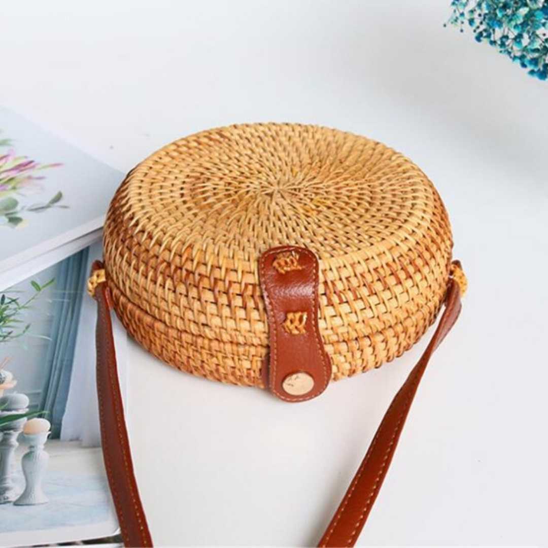 Bolsas de Palha Rattan Duna - Lyon Semijoias