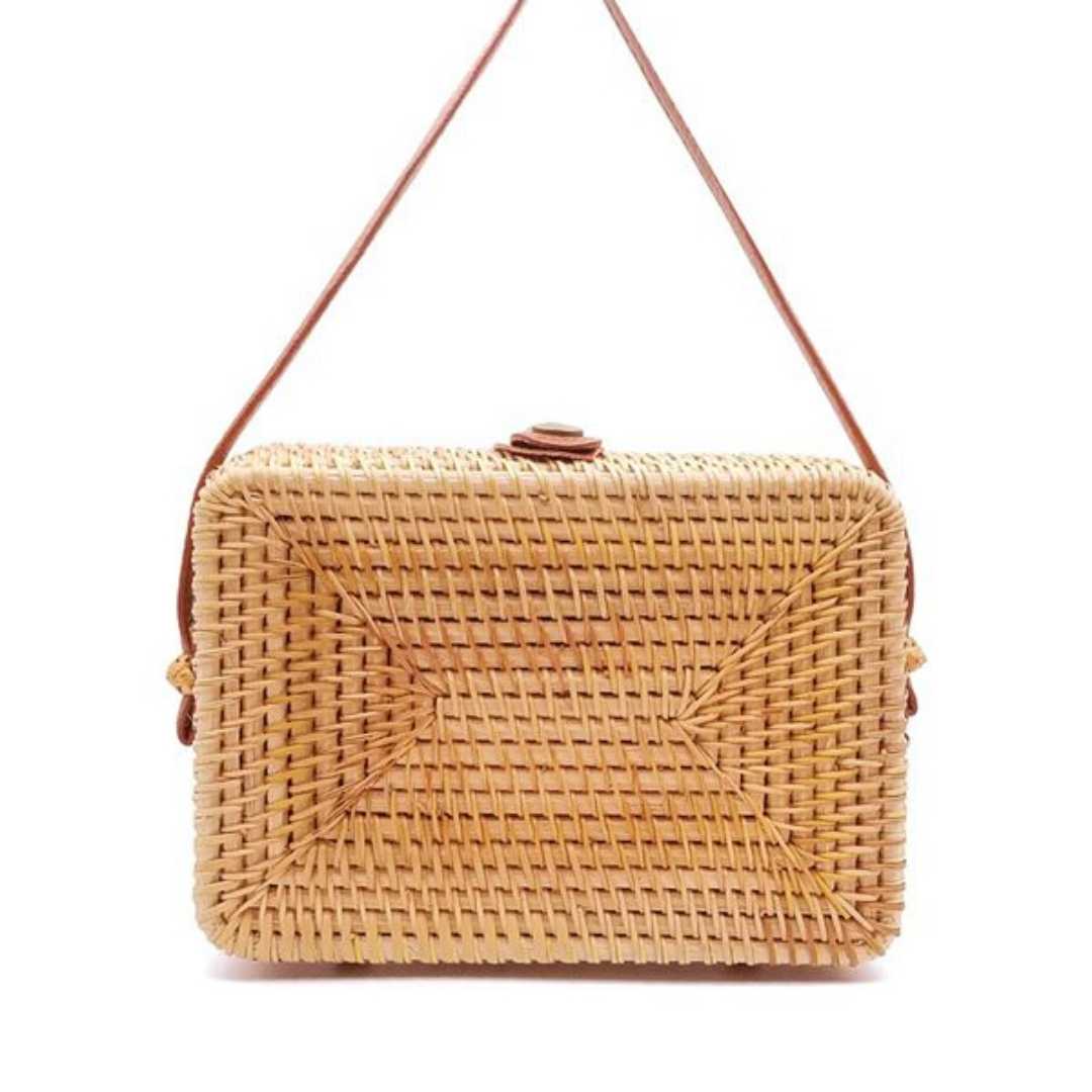 Bolsa de Palha Rattan Kaila - Lyon Semijoias