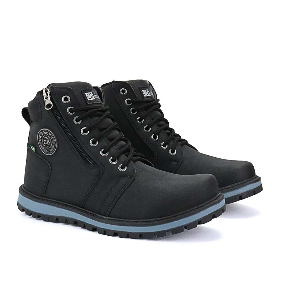 Bota coturno walkabout hot sale zíper matelassê masculina