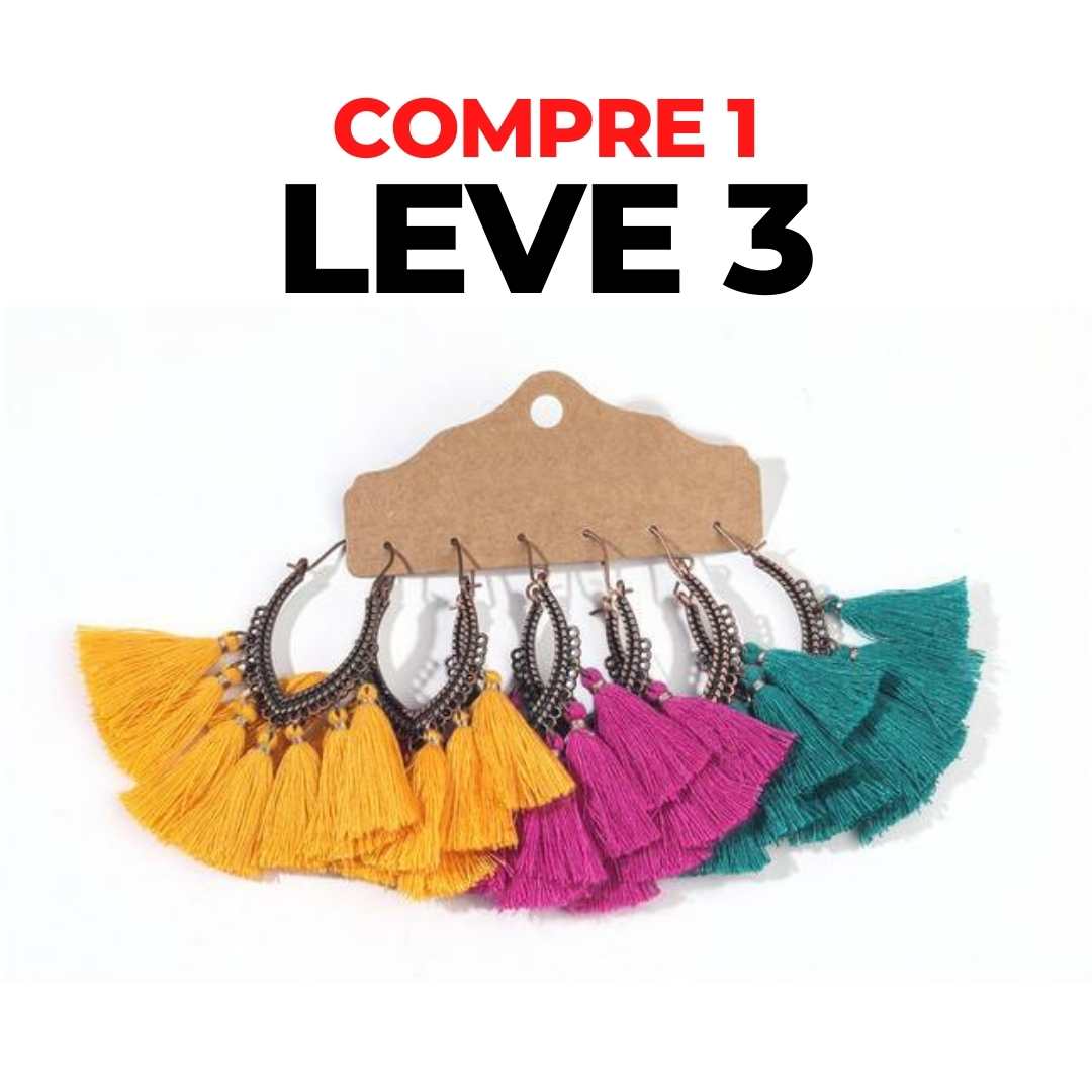 Brincos Boho Chic - Compre 1 Leve 3