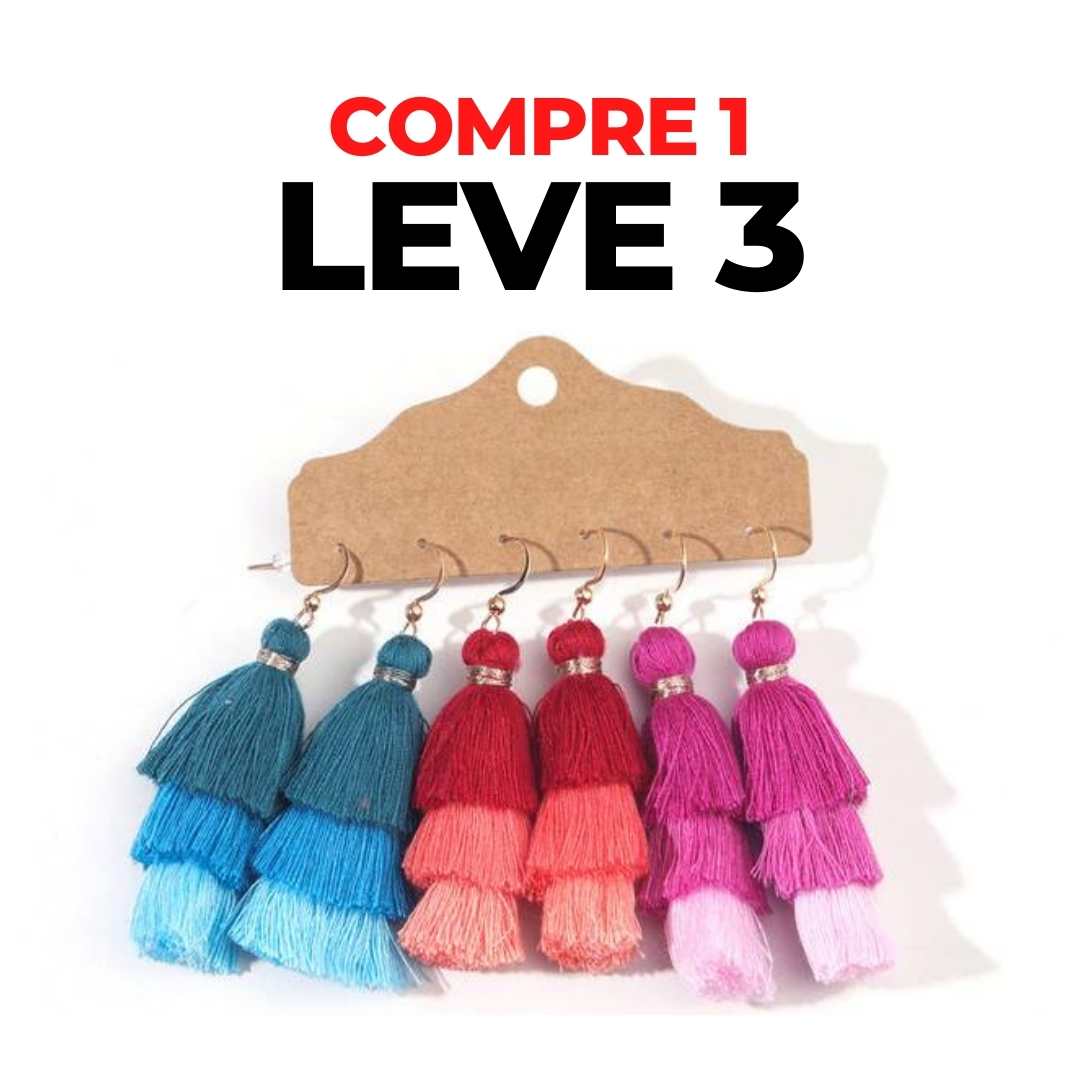 Brincos Boho Chic - Compre 1 Leve 3