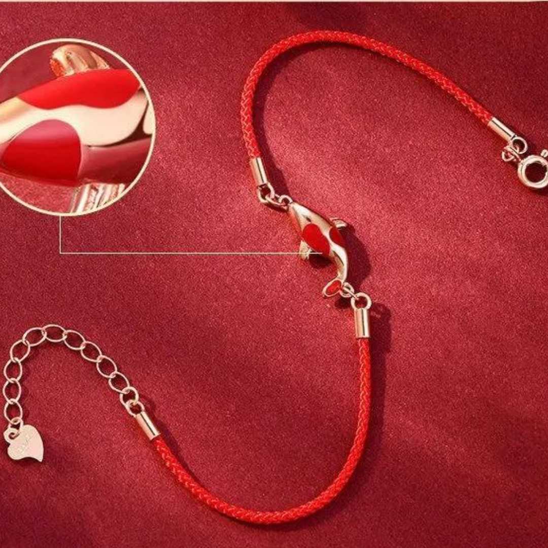 Pulseira Feminina Carpa Japonesa - Grátis Colar e Brinco