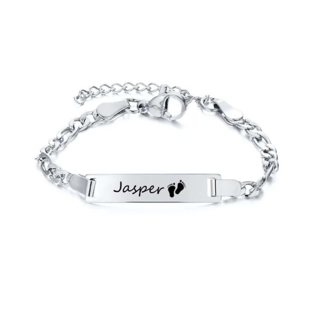 Pulseira Infantil Personalizada Com Nome - 6 mm