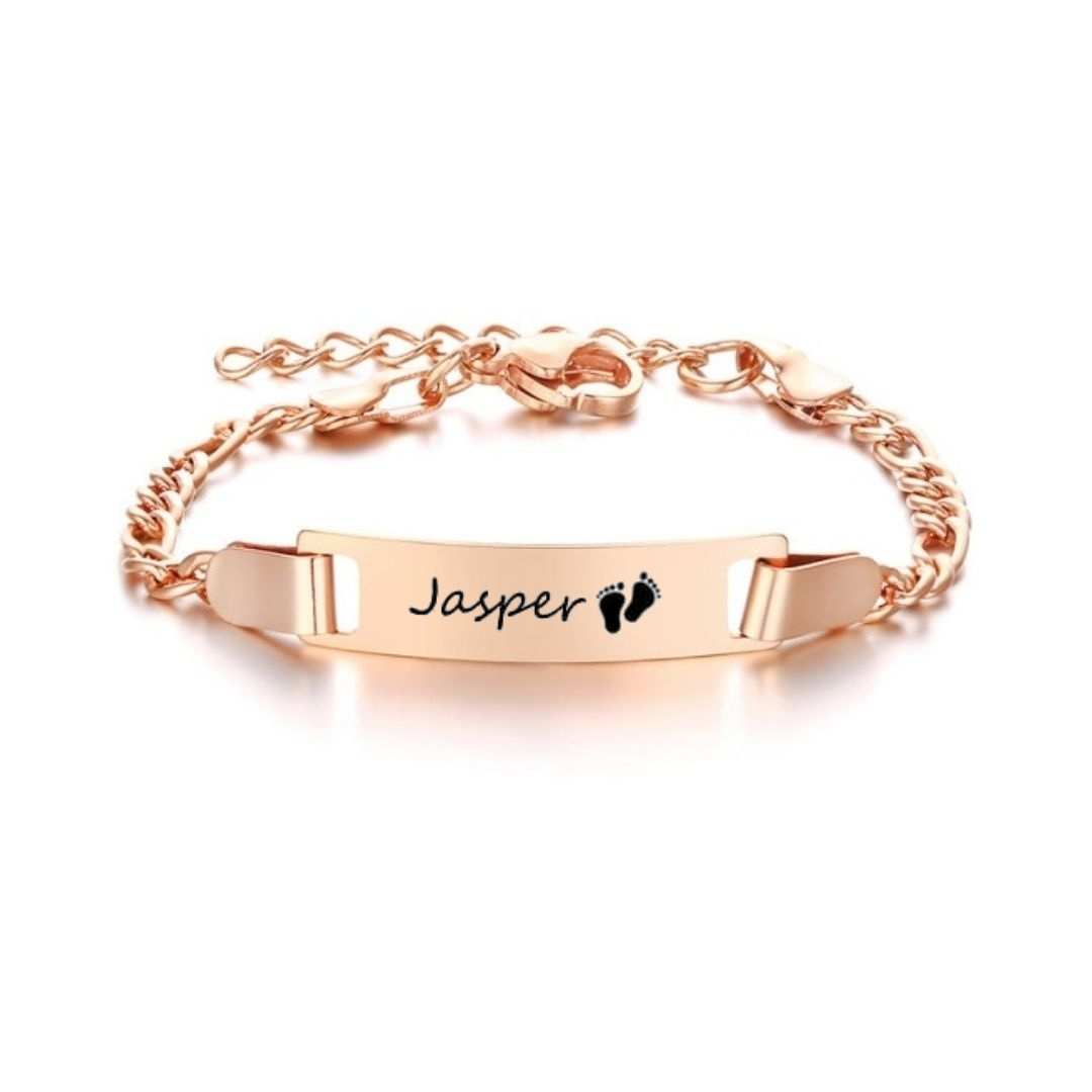 Pulseira Infantil Personalizada Com Nome - 6 mm